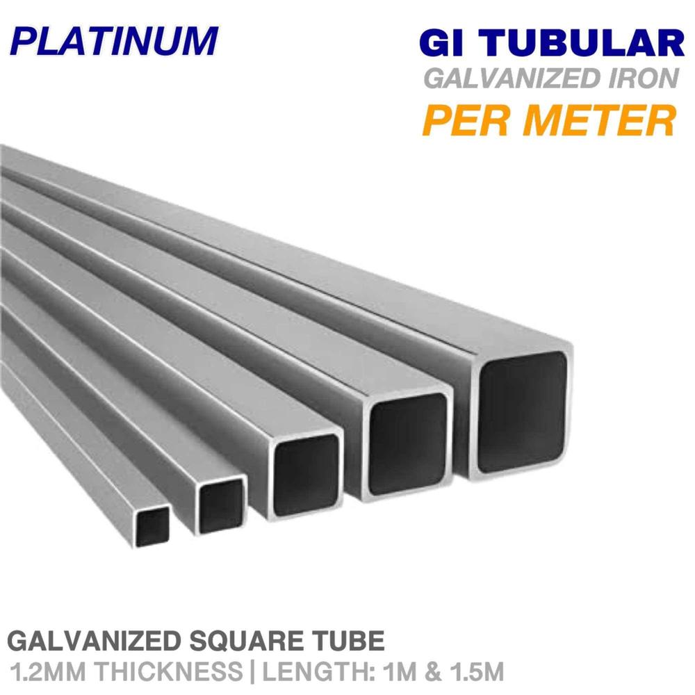 2.5mm Gi Square Pipe - Color: Brown