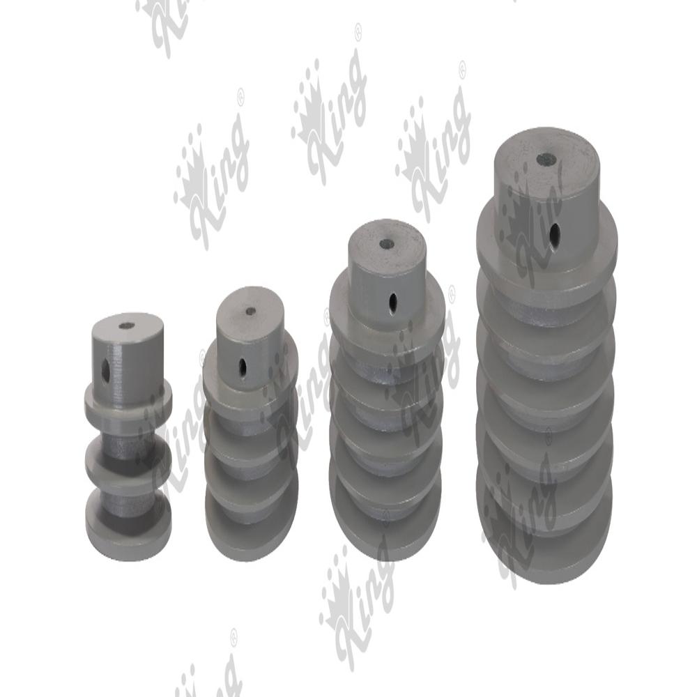 Solid V Groove Pulley - Color: Grey
