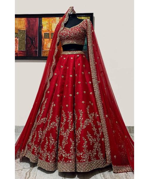 Bridal Red lehenga choli