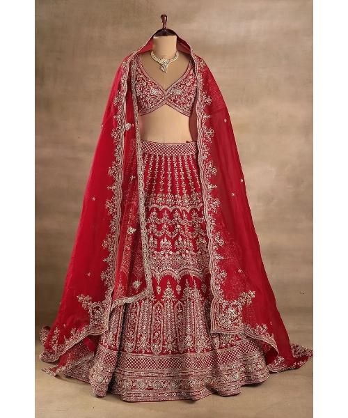 Bridal Red lehenga choli