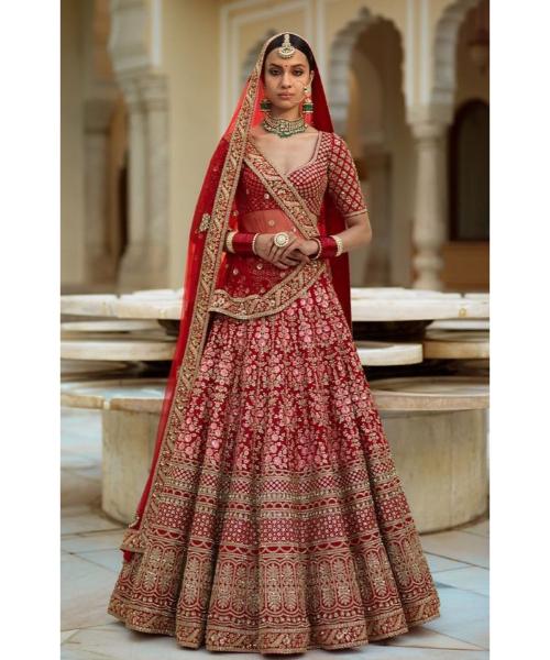 Bridal Red lehenga choli