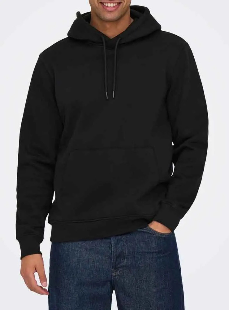 Mens  Hooded  Pullover  Sweatshirt
