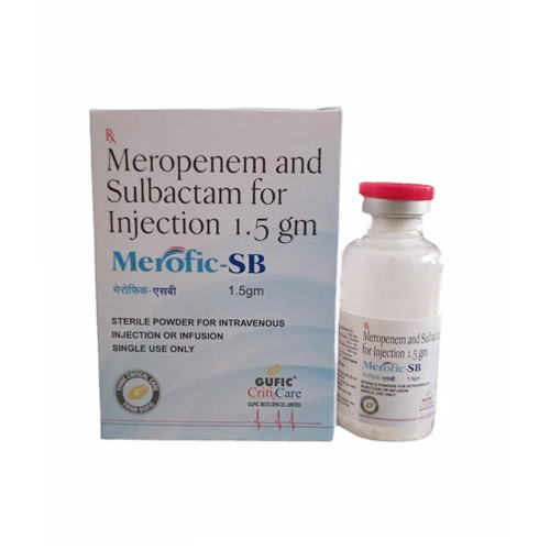1.5gm Merofic Meropenem Sulbactam Injection