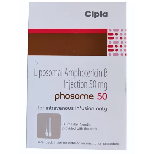 50 mg Phosome Liposomal Amphotericin B Injection