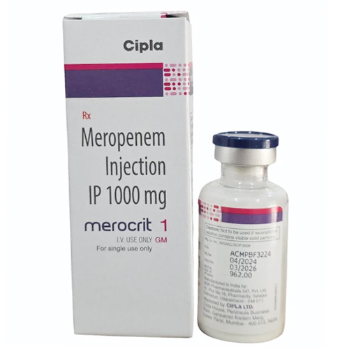 1000mg Merocrit 1 Meropenem Injection