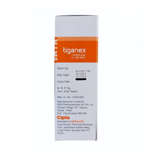50 mg Tiganex Tigecycline Injection