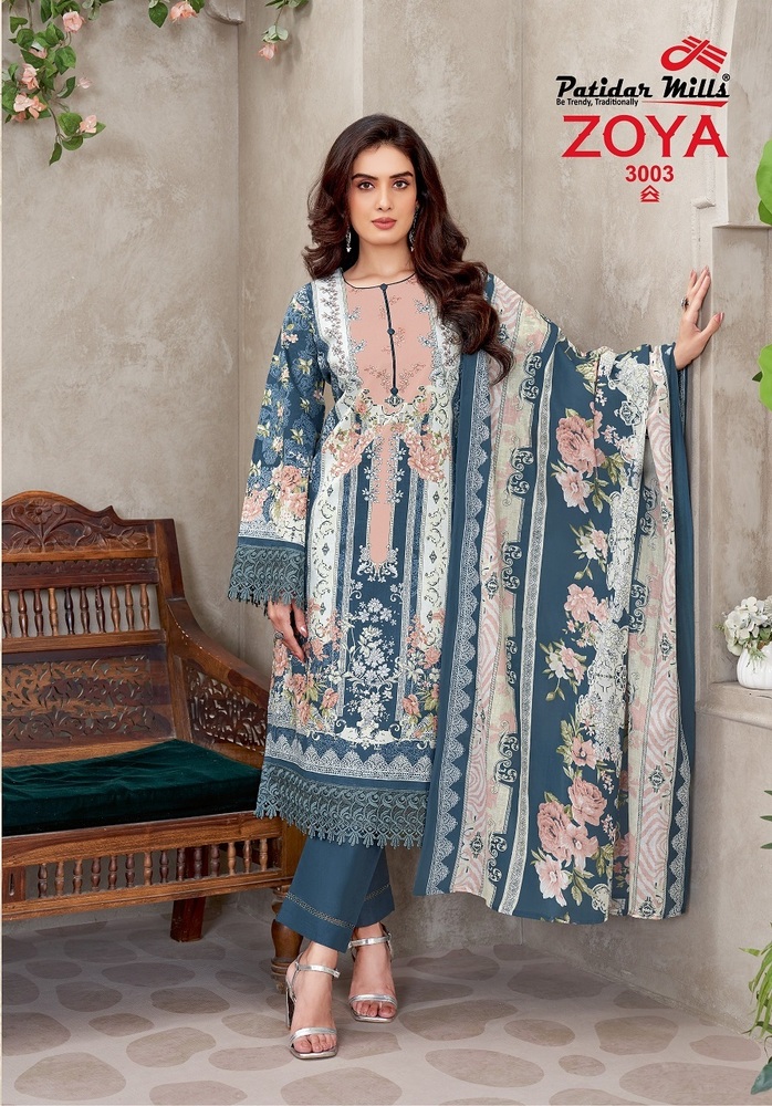 Patidar Zoya Vol-3  Dress Material