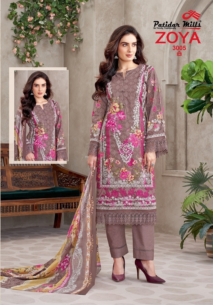 Patidar Zoya Vol-3  Dress Material