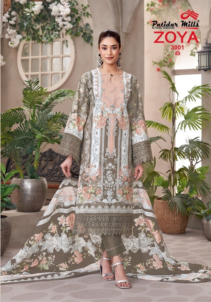 Patidar Zoya Vol-3  Dress Material