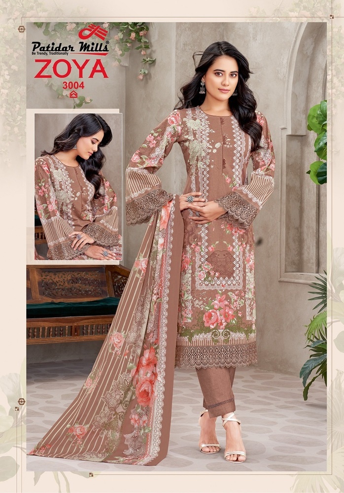 Patidar Zoya Vol-3  Dress Material