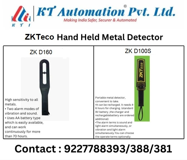 Hand Held Metal Detector (HHMD) ZK D160