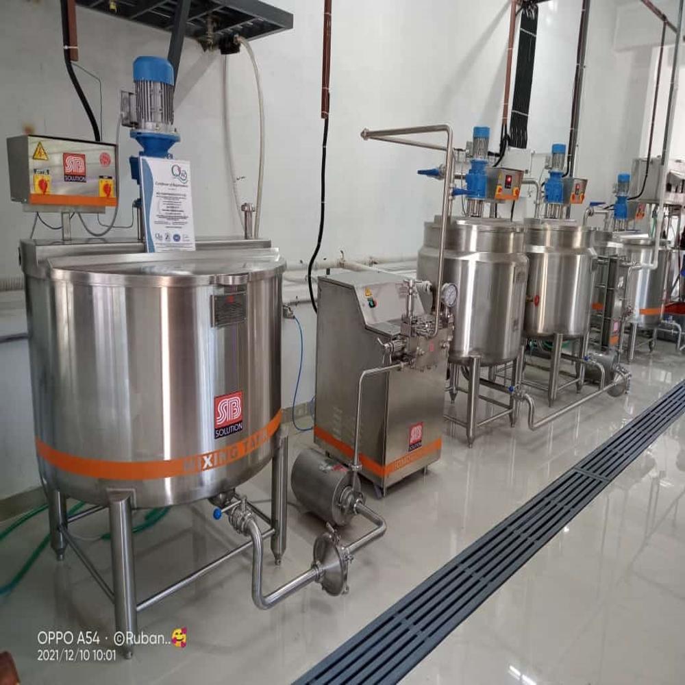 Fruit Juice Processing Plant - Color: Sliver