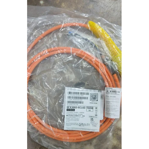 Siemens V90 3M Power Cable 6Fx3002-5Cl02-1Ad0 - Conductor Material: Copper