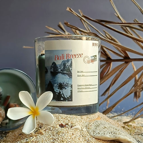 Bali Breeze Candle Jar - Material: Gel Wax