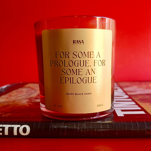 For Some Prologue For Some An Epilogue Sandalwood Scented Candle - Material: Gel Wax