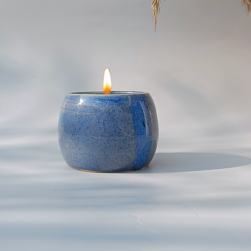 Blue Valentine Candle - Material: Gel Wax