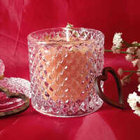 Beautiful Tango Crystal Jar Candles With Tassle