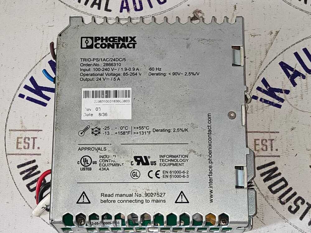 PHOENIX CONTACT TROI-PS/1AC/24DC/5