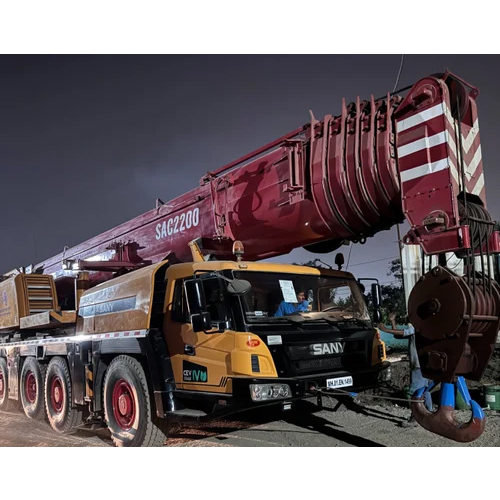 Sany Sac2200 All Terrain Crane Rental Services