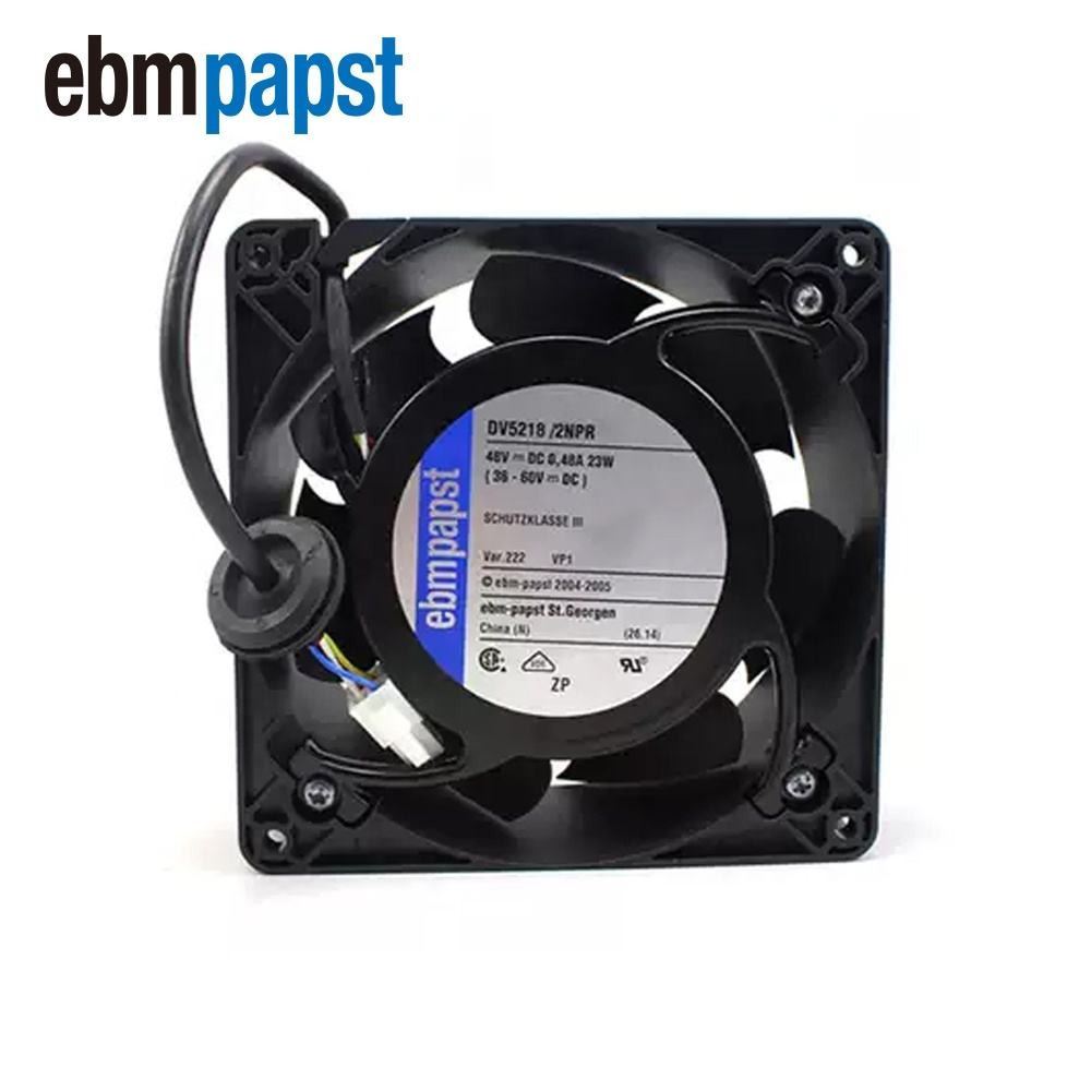 ebmpapst DV5218/2NPR 12738 127 X 127 X 38mm 48V DC 23W 0.48A 5000RPM KONE Elevator Vacon Inverter Axial Cooling Fan