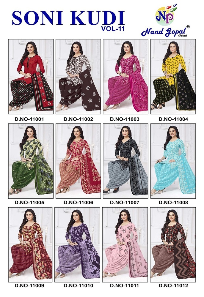 Ng Soni Kudi Vol-11  Dress Material