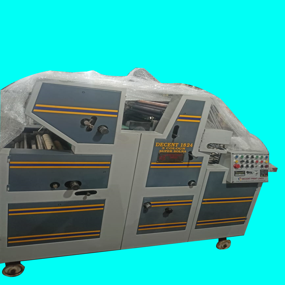 Three Color Non Woven Bag printing Machine