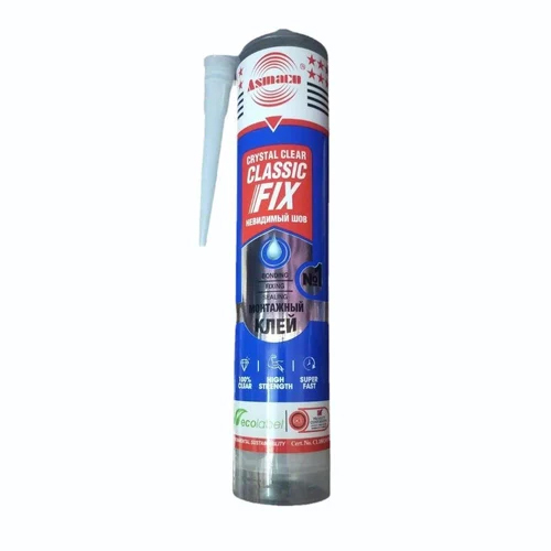 Asmaco Crystal Clear Classic Fix Sealant एक उच्च गुणवत्ता वाला सीलेंट है जो उत्कृष्ट पारदर्शिता और दीर्घकालिक स्थायित्व प्रदान करता है। यह विभिन्न सतहों पर उपयोग के लिए उपयुक्त है और सरल अनुप्रयोग के लिए डिज़ाइन किया गया है।