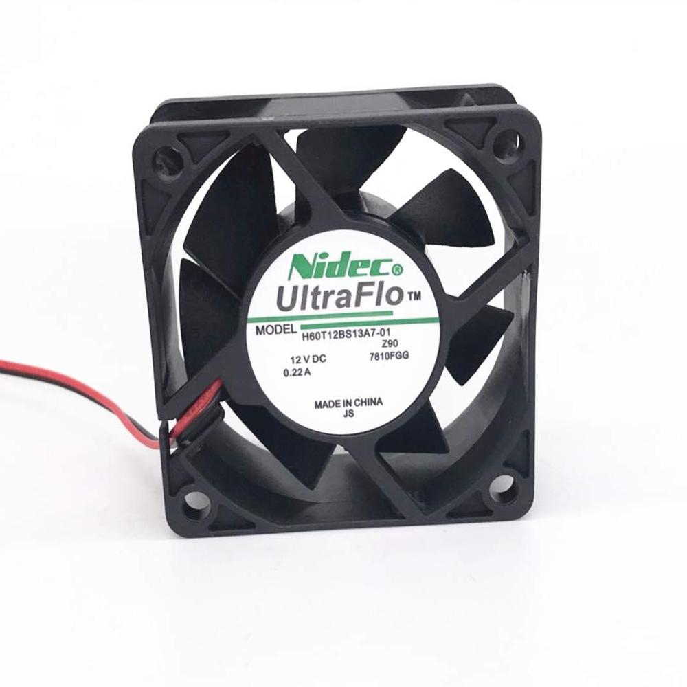Nidec H60T12BS13A7-01Z90 12V 0.22A Ant S9 Official Power Supply 2Wire Cooling Fan 6CM