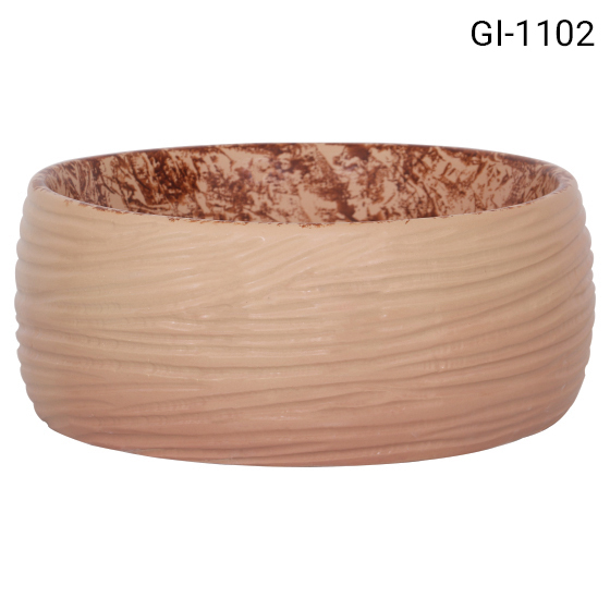 Bathroom vessel basin