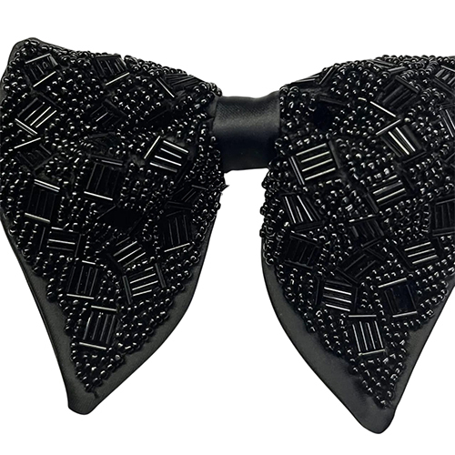 Mens Cotton Embroidered Bow Tie