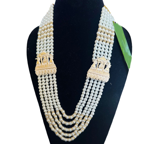 Multi Layered Beaded Groom Mala