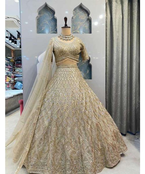 Off white bridal choli