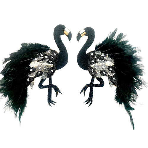 Swan Sequin Patches