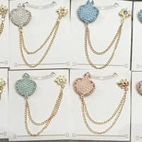 Fancy Chain Brooch - Color: Different Available