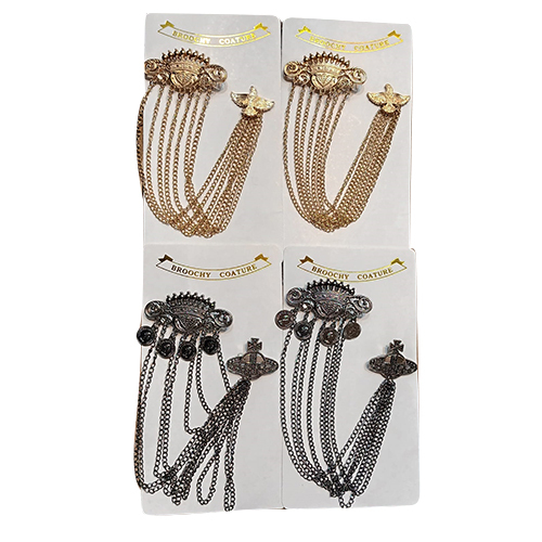 Fancy Chain Brooch - Color: Different Available