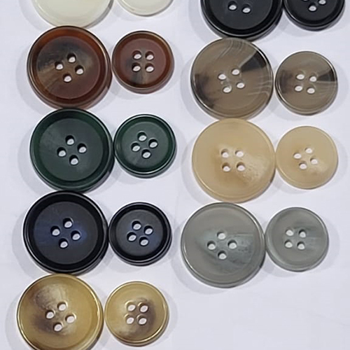 Colorful Coat Big Buttons