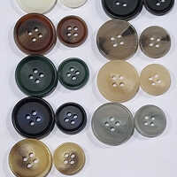 Colorful Coat Big Buttons - Color: Multicolor