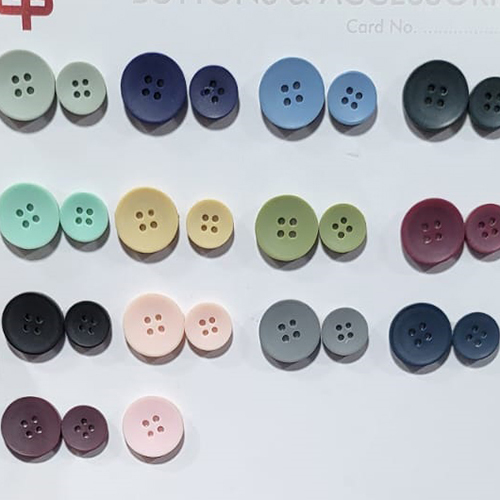 Colorful Coat Big Buttons