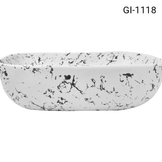 Freestanding basin