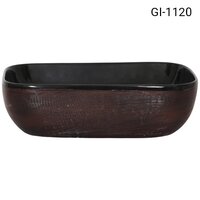 Deck-mounted basin