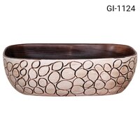 Table top lavatory basin