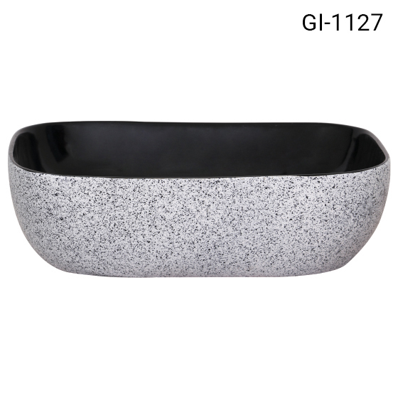 Modern Table Basin - Color: White