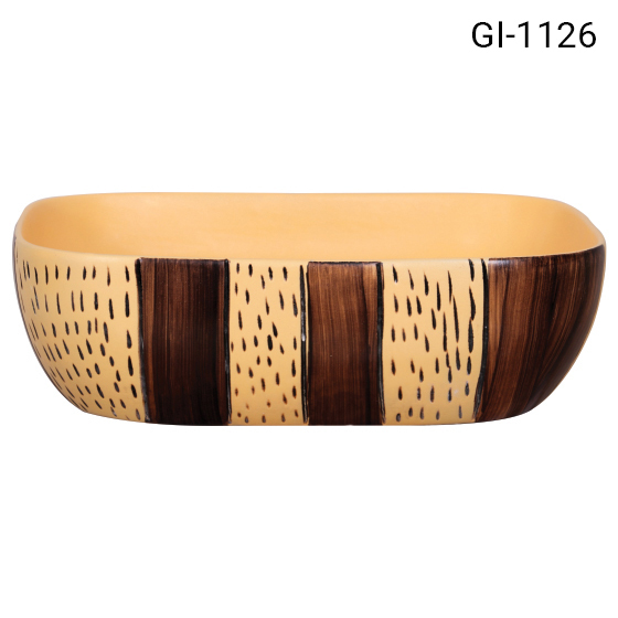 Modern Table Basin - Color: White