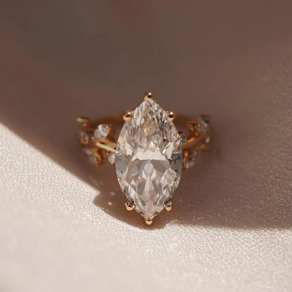 Marquise Cut Engagement Ring