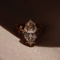 Engagement Diamond Ring - Color: White