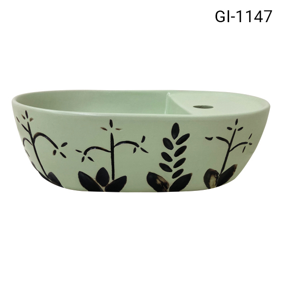 Over Counter Basin - Color: White