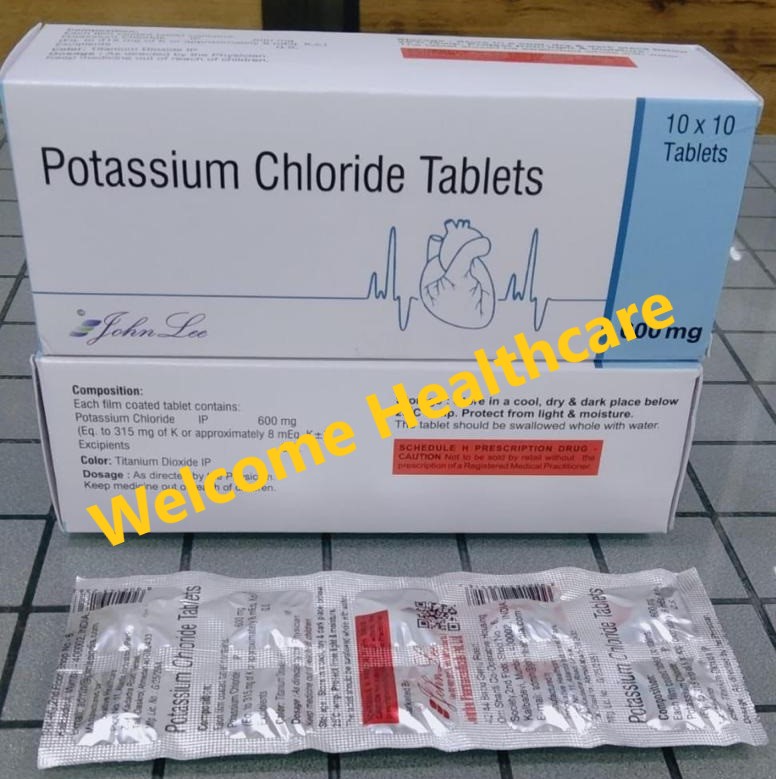 POTASSIUM CHLORIDE 600mg TABLET