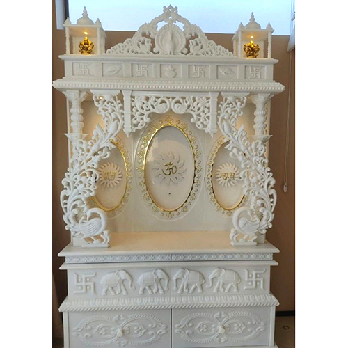 Marble Home Temples - Color: White