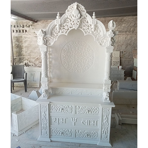 Pure White Marble Temple