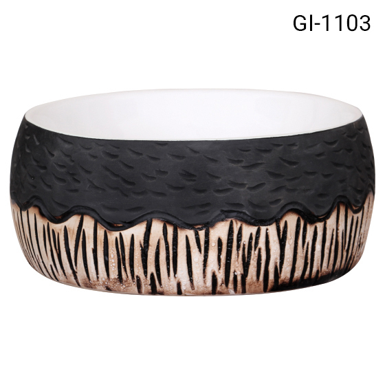 Ceramic countertop basin